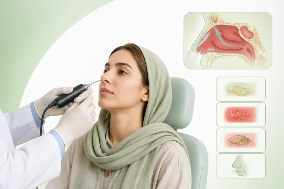 چه زمانی اختلال بویایی نیاز به بررسی تخصصی دارد — معاینه پزشکی برای بررسی اختلال بویایی و علائم هشدار پس از جراحی بینی